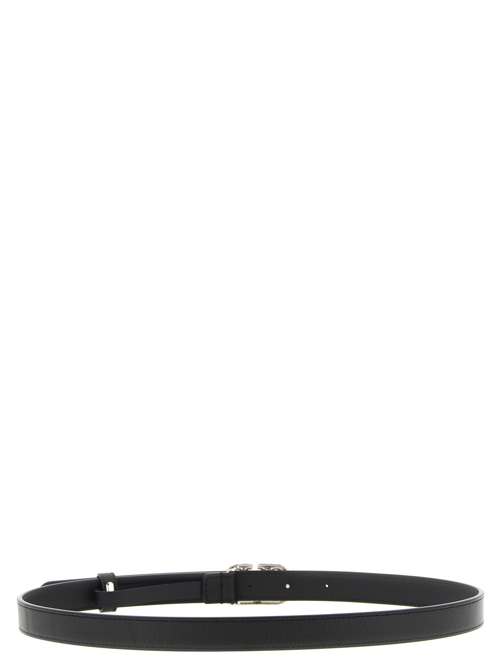 Valentino Garavani Black Calfskin Regular Belt