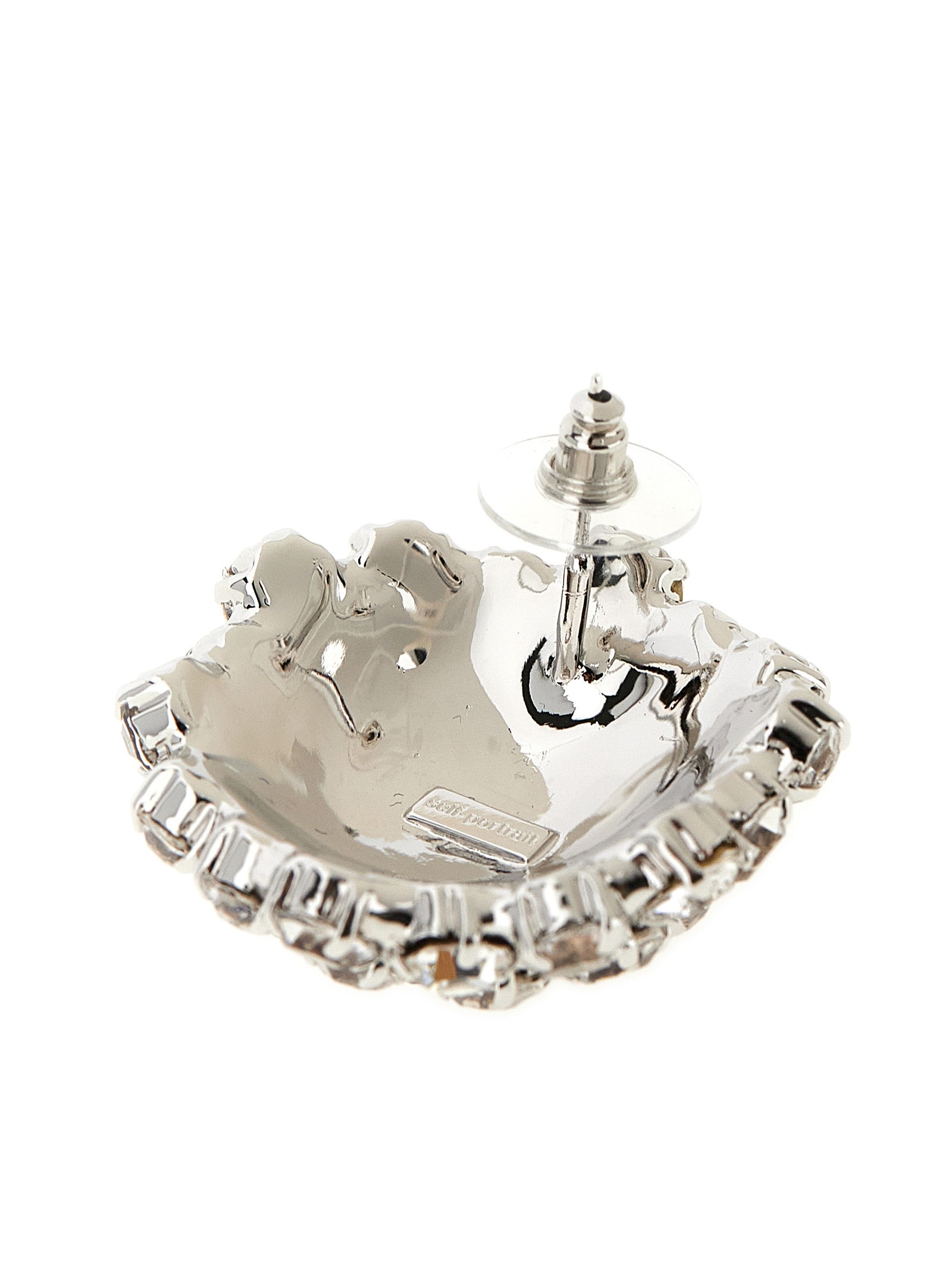 Self-Portrait Silver Brass øredobber