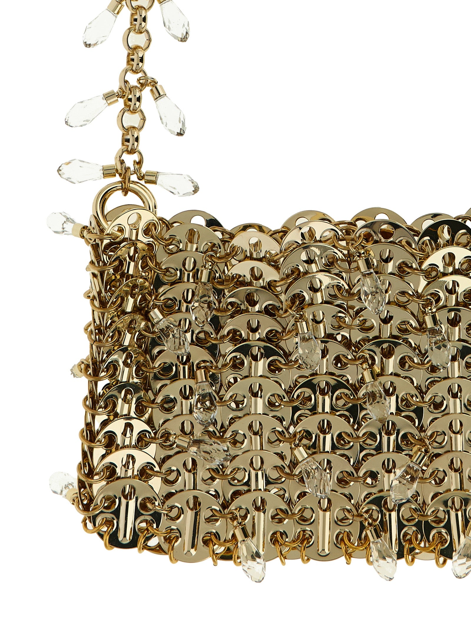 Gold Brass Shoulder Bag