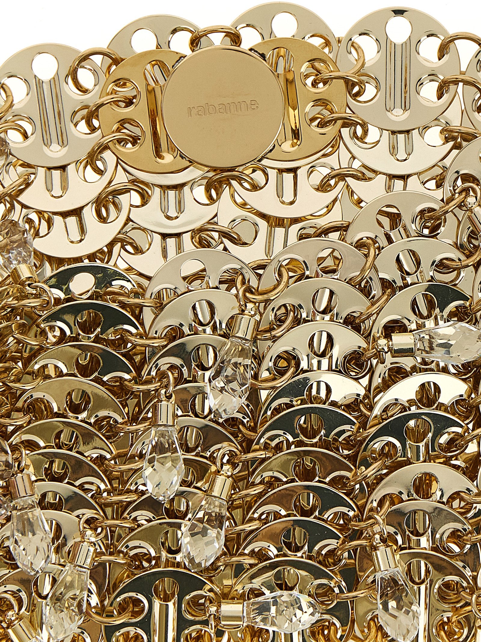 Gold Brass Shoulder Bag