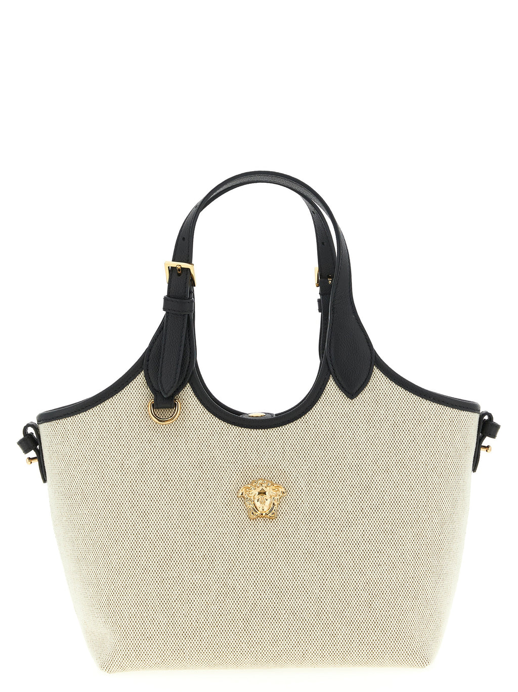 Versace Beige Cotton Tote Bag