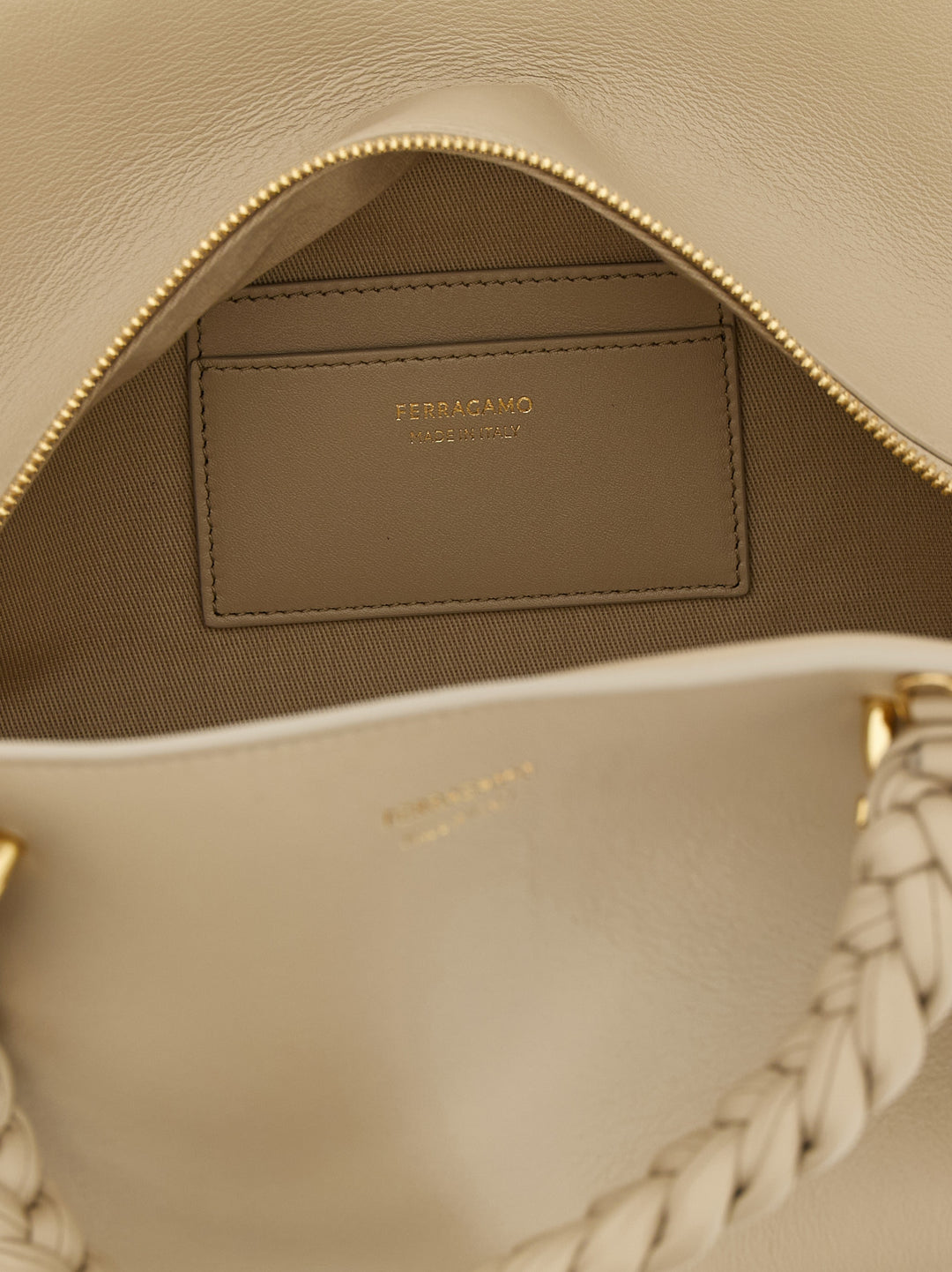Ferragamo Håndveske i Grått Kalveskinn