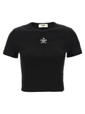 Fendi Black Cotton T-Shirt