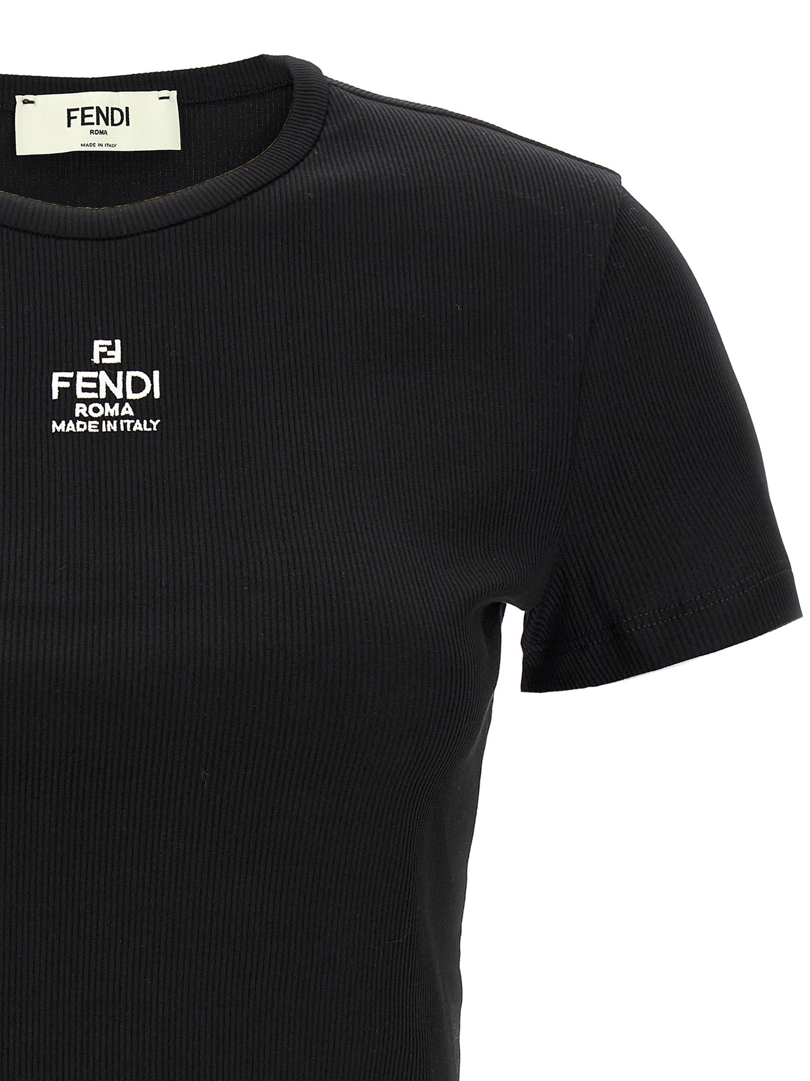 Black Cotton T-Shirt