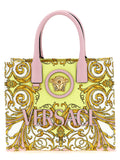 Versace Multicolor Cotton Tote Bag