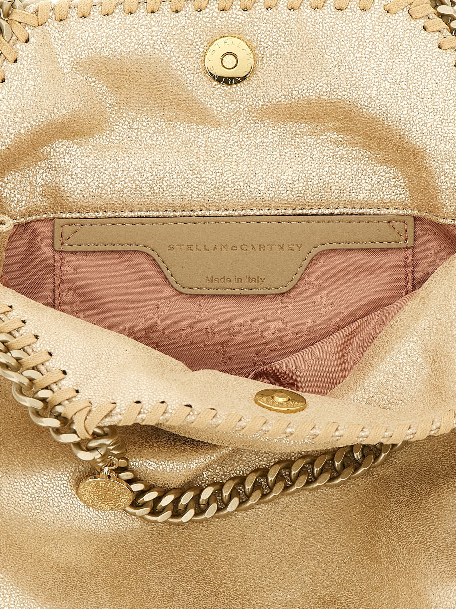 Gold Polyester Handbag