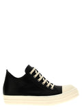 Rick Owens Bicolor Cowhide Low Top Sneakers