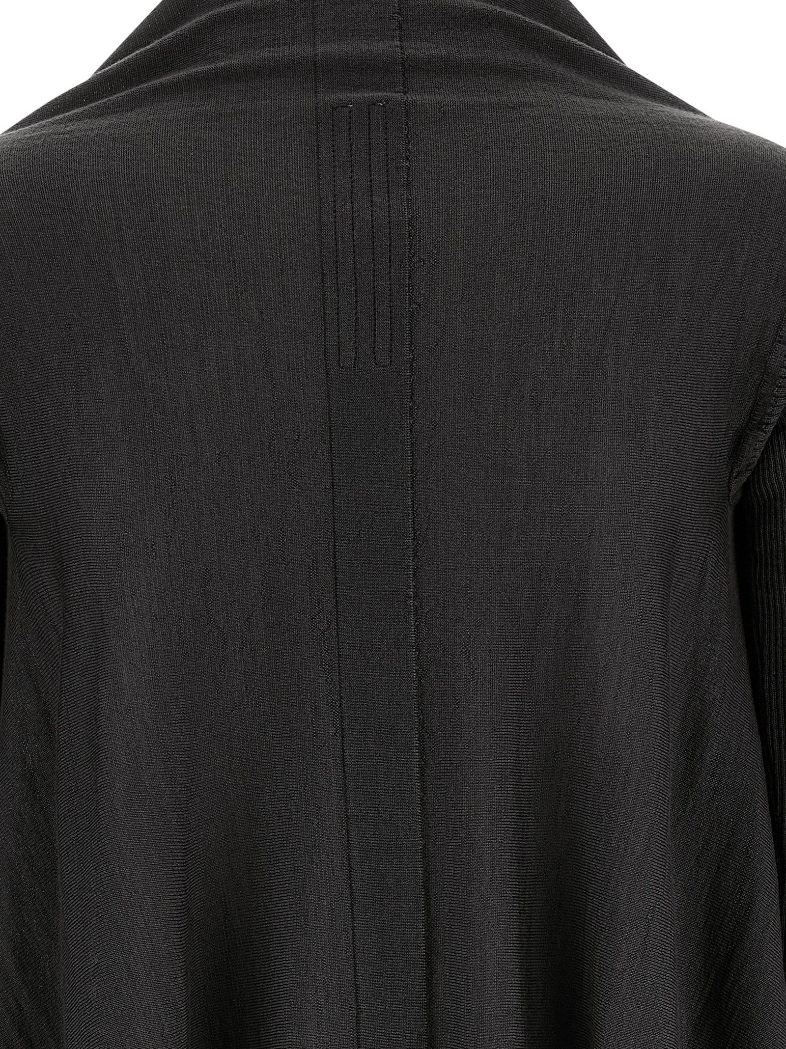 Black Wool Cardigan