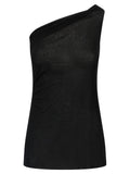 Rick Owens Black Viscose T-Shirt