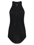 Rick Owens Black Viscose Tank Tops