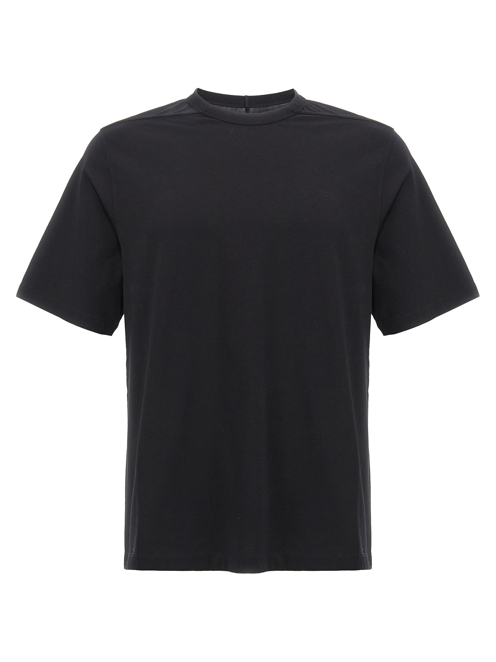 Rick Owens Black Cotton T-Shirt