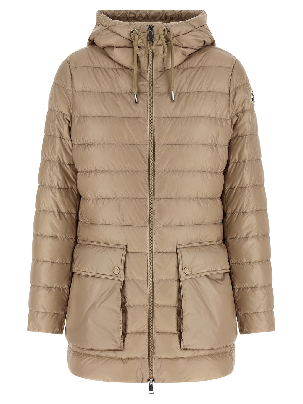 Moncler Beige Polyamide Full-Length Jacket