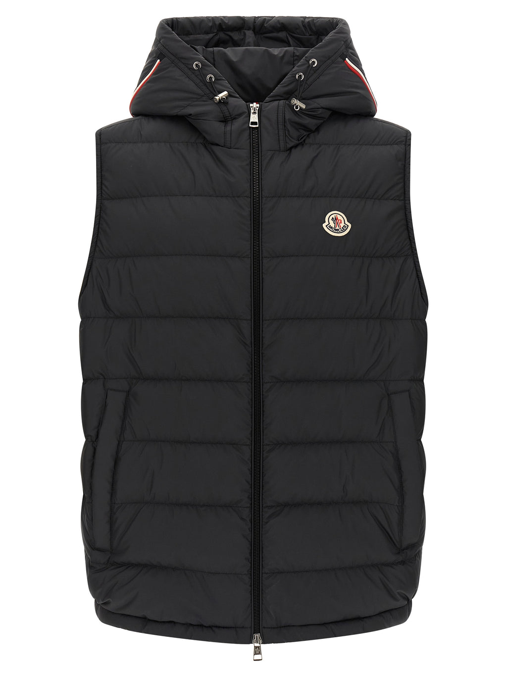 Moncler Black Polyester Sleeveless Jacket