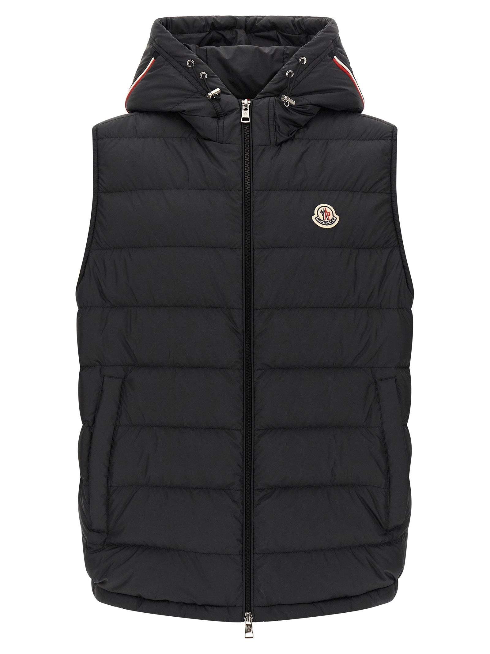 Moncler Black Polyester Sleeveless Jacket