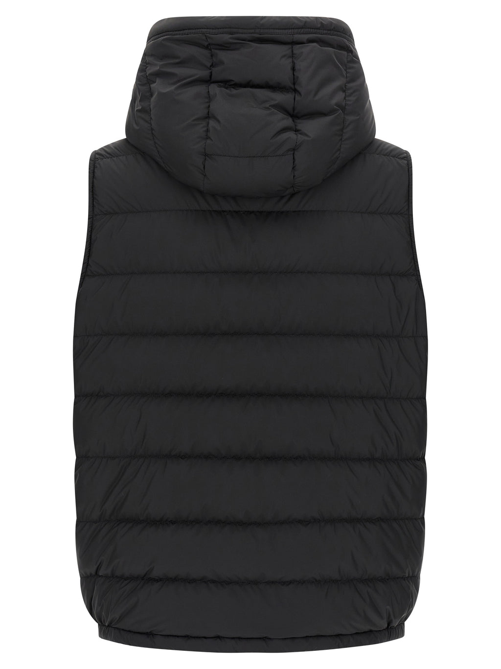 Moncler Black Polyester Sleeveless Jacket
