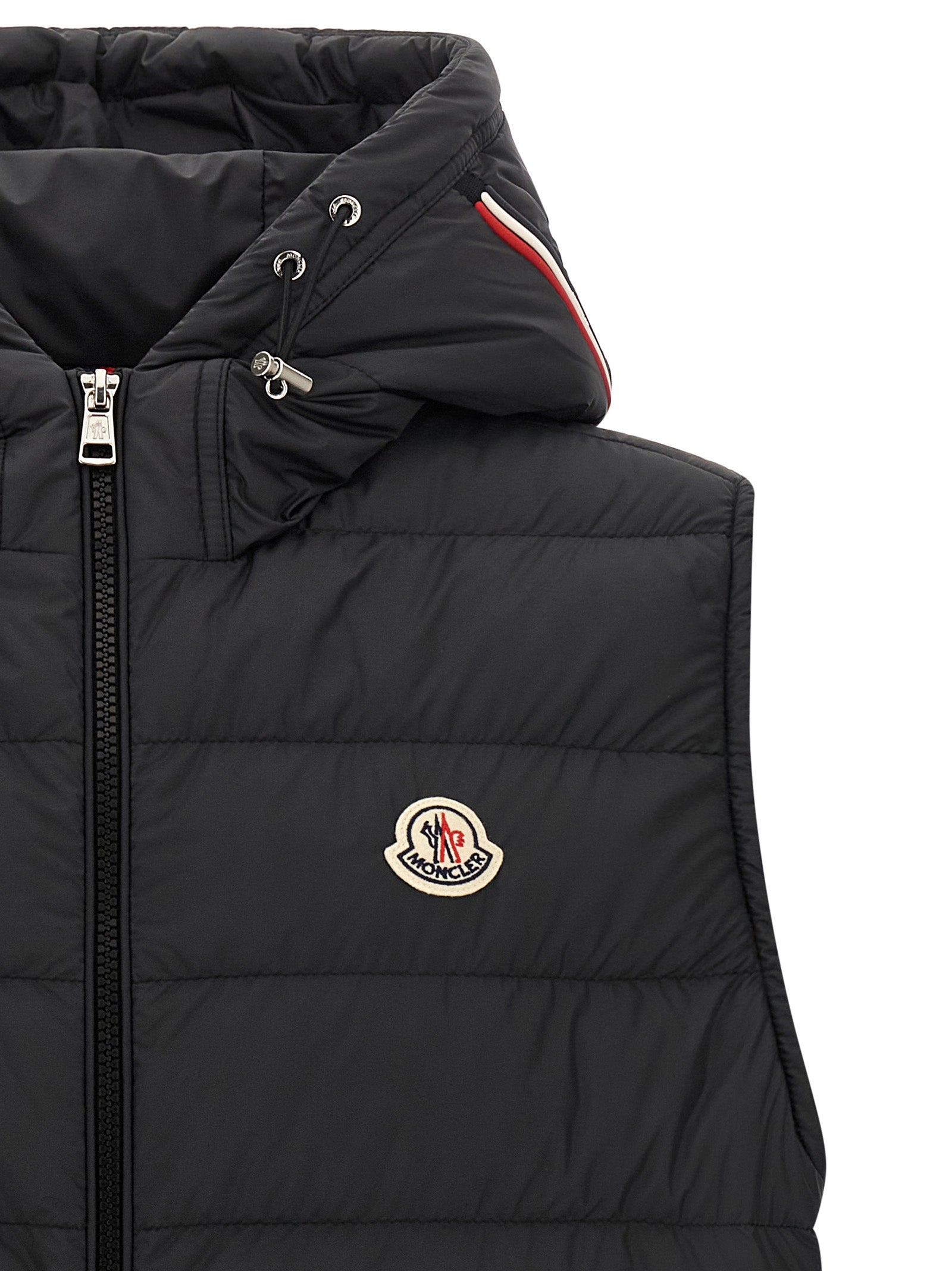 Moncler Black Polyester Sleeveless Jacket