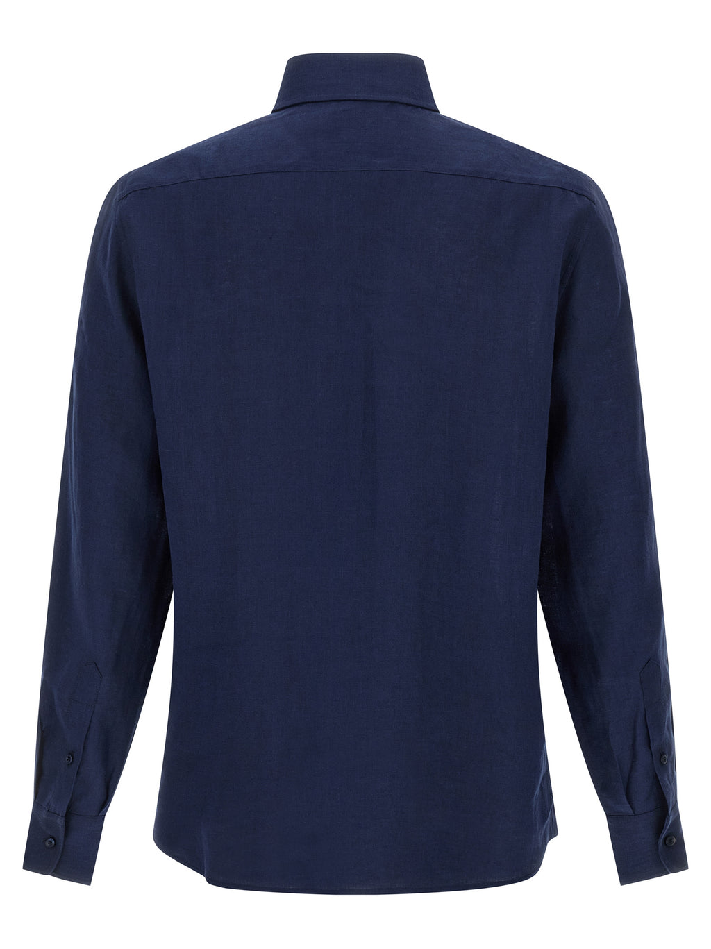 Brunello Cucinelli Blue Linen Blouse