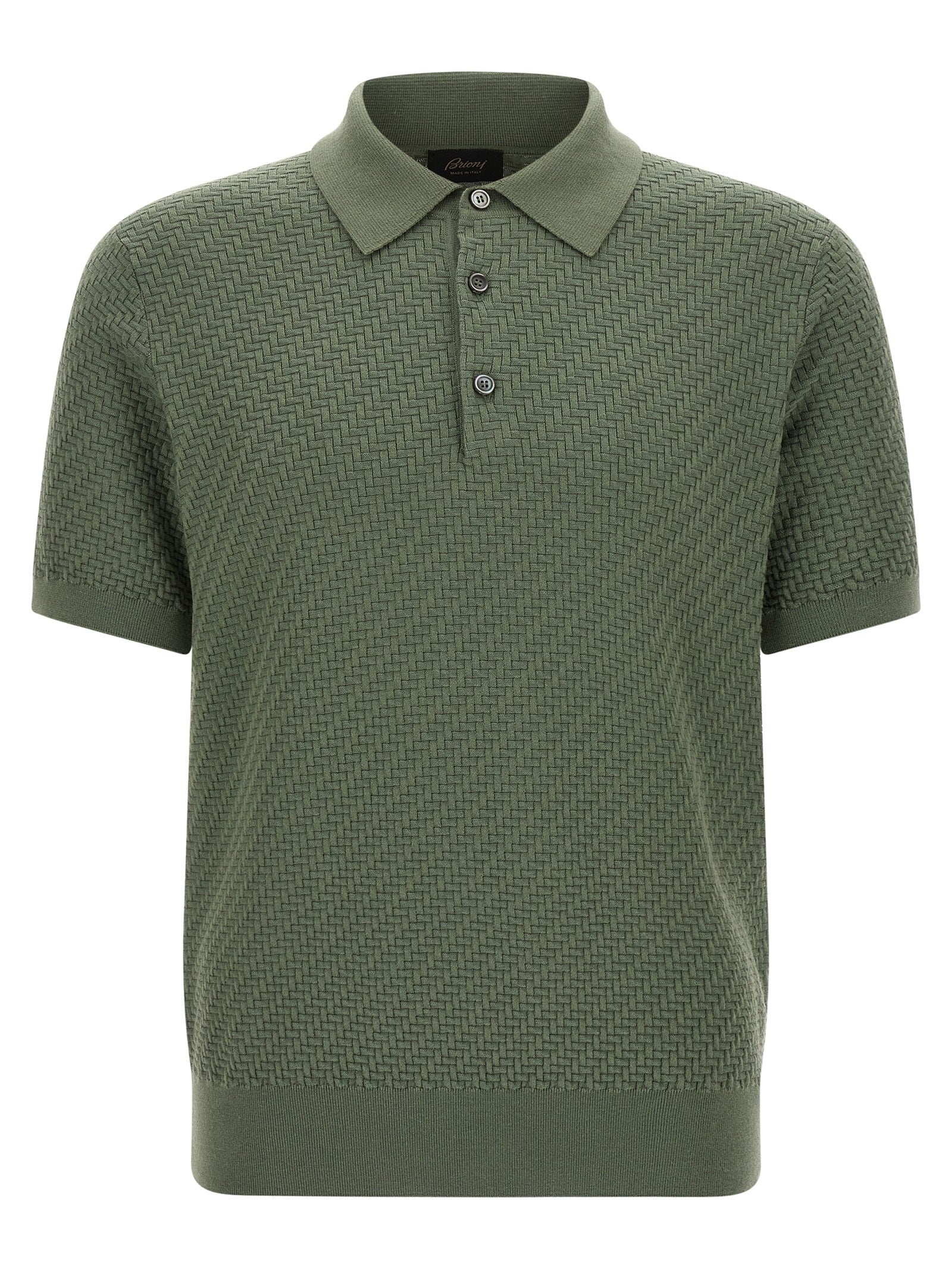 Bicolor Cotton Polo Shirt