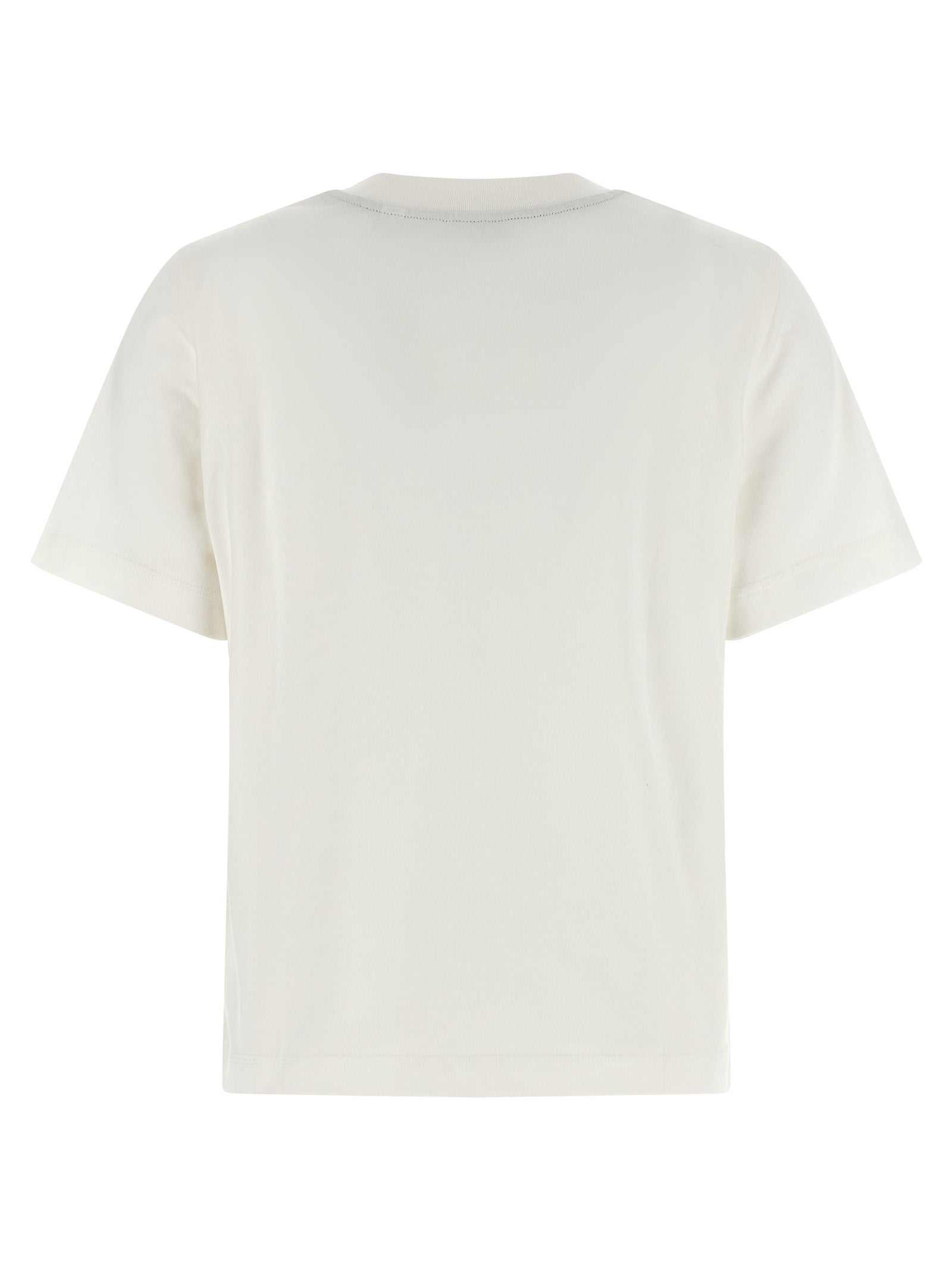 Burberry White Cotton T-Shirt