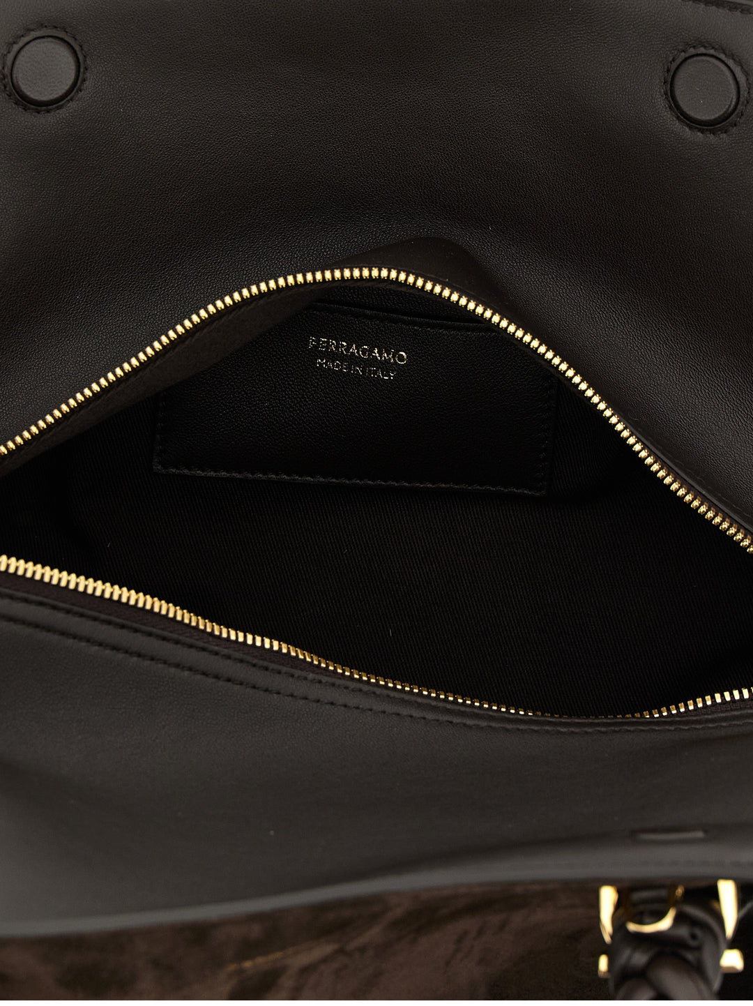 Ferragamo Brun Håndveske i Geiteskinn
