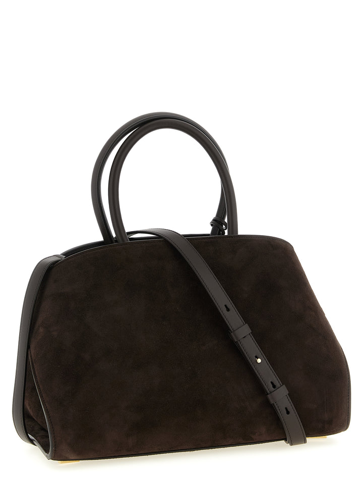 Ferragamo håndveske i brunt geiteskinn