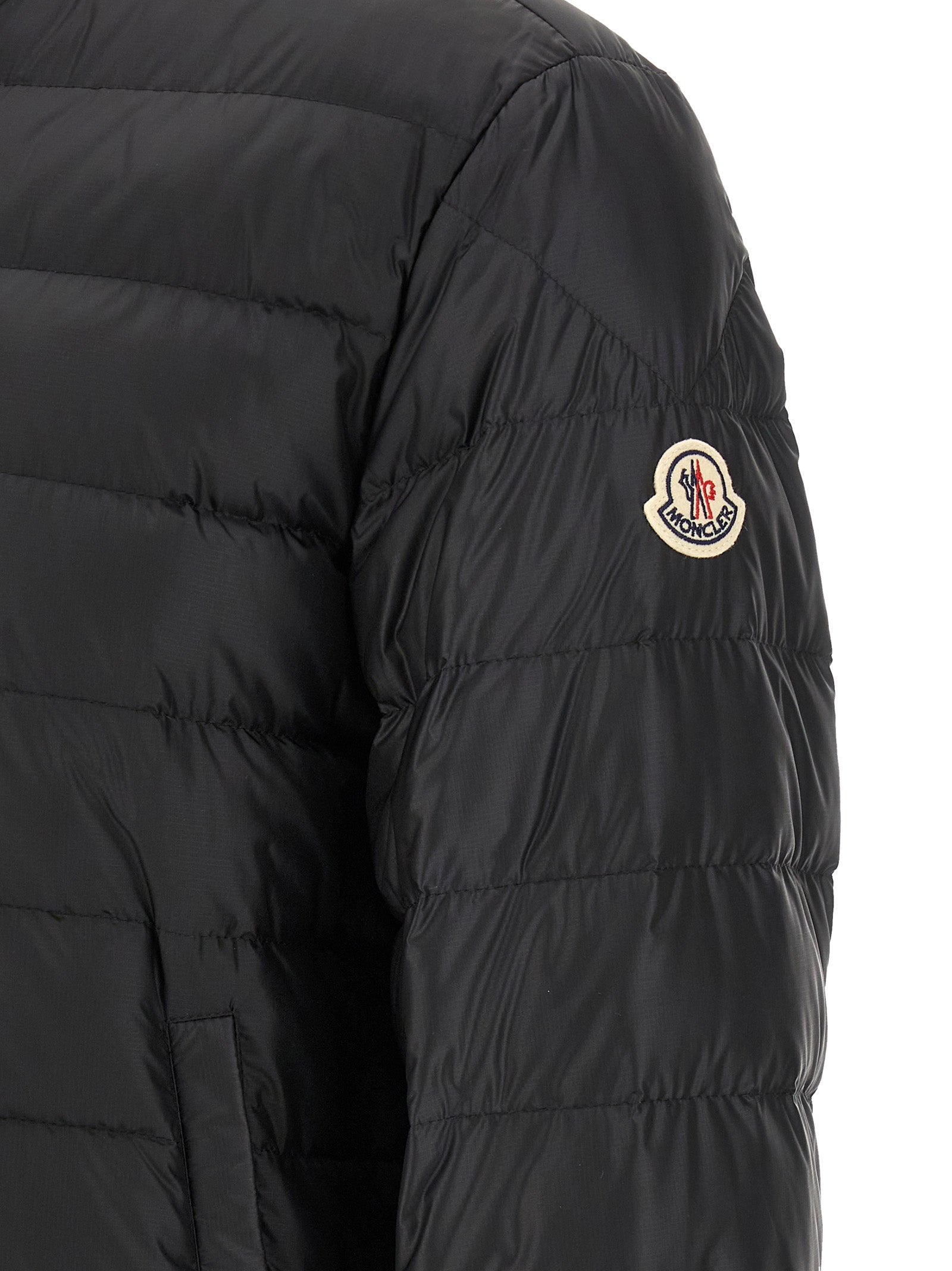 Moncler Black Polyamide Full-Length Jacket