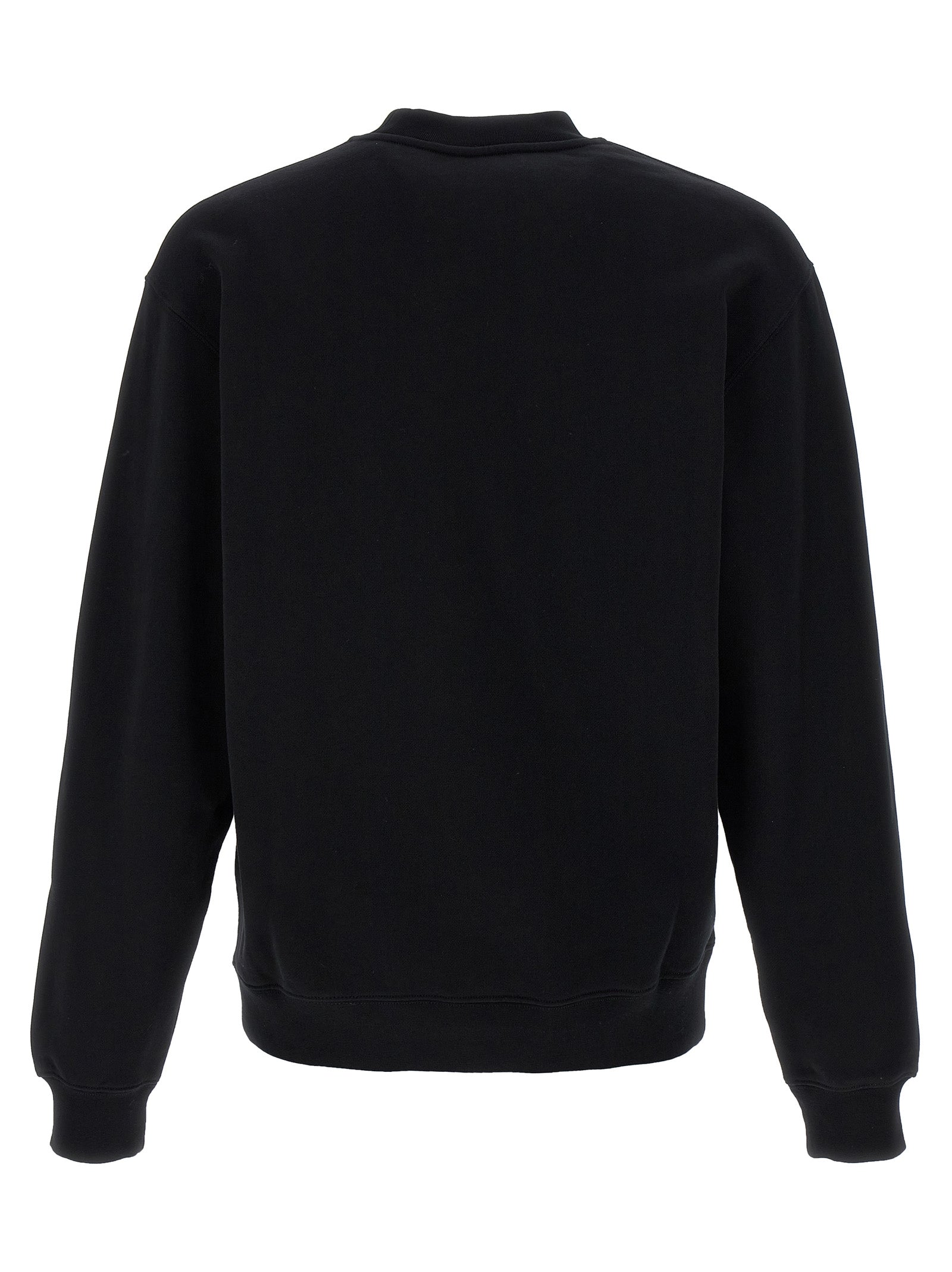 Black Cotton Sweatshirt