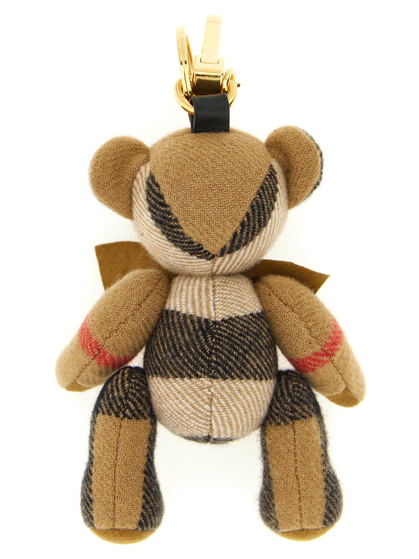 Burberry Beige Cashmere Keychain