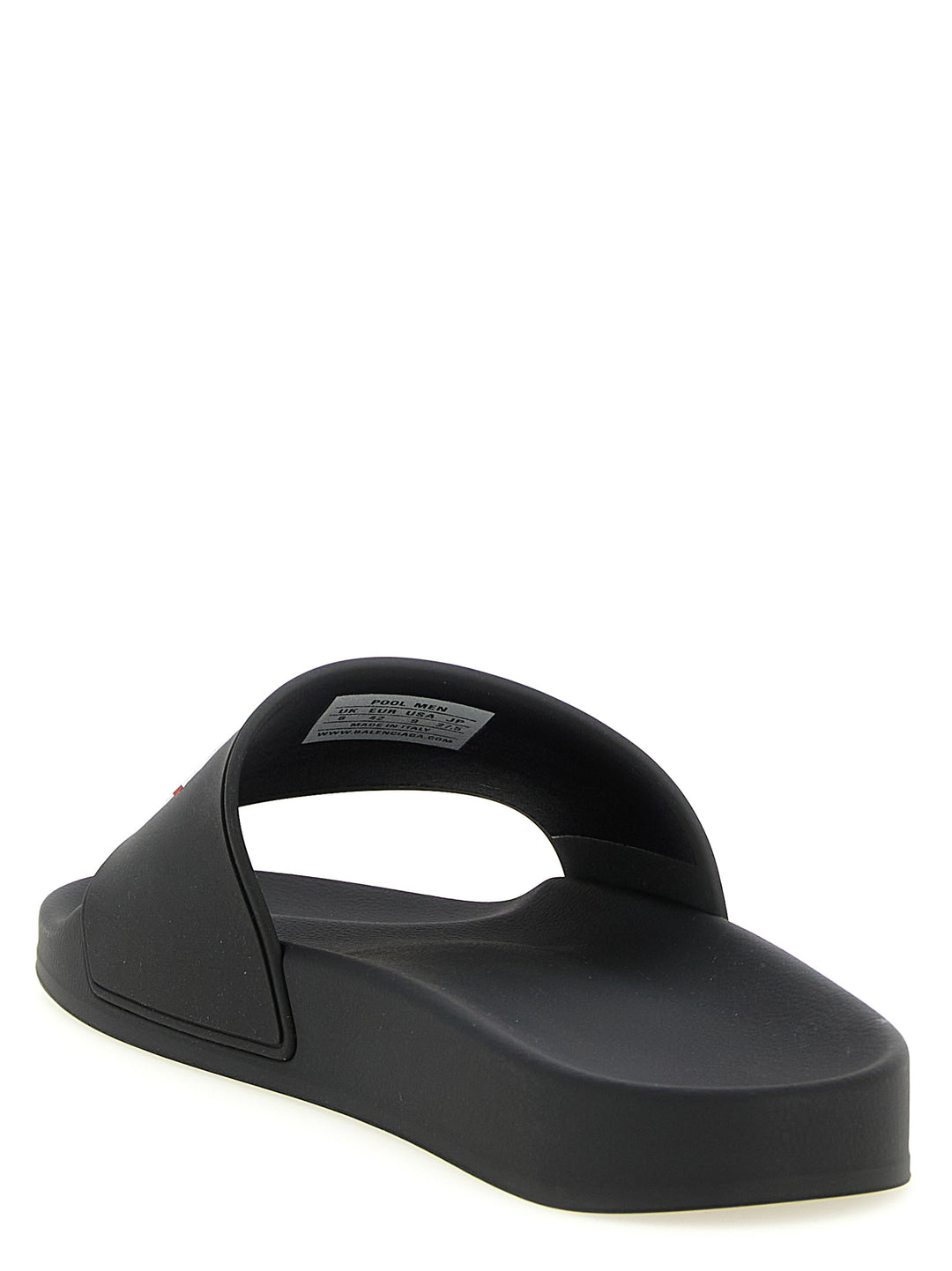 Balenciaga Svarte Plasttøfler