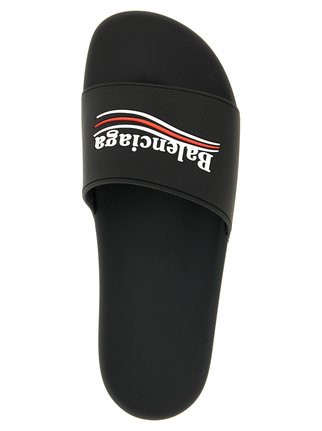 Balenciaga Svarte Plasttøfler