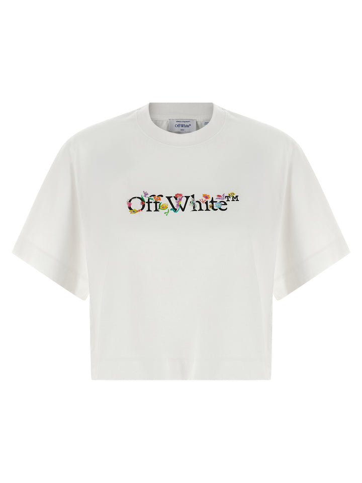 Off-White hvit T-skjorte i bomull