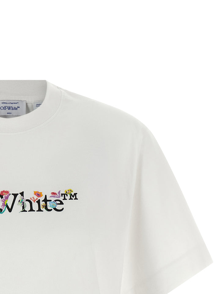 Off-White hvit T-skjorte i bomull