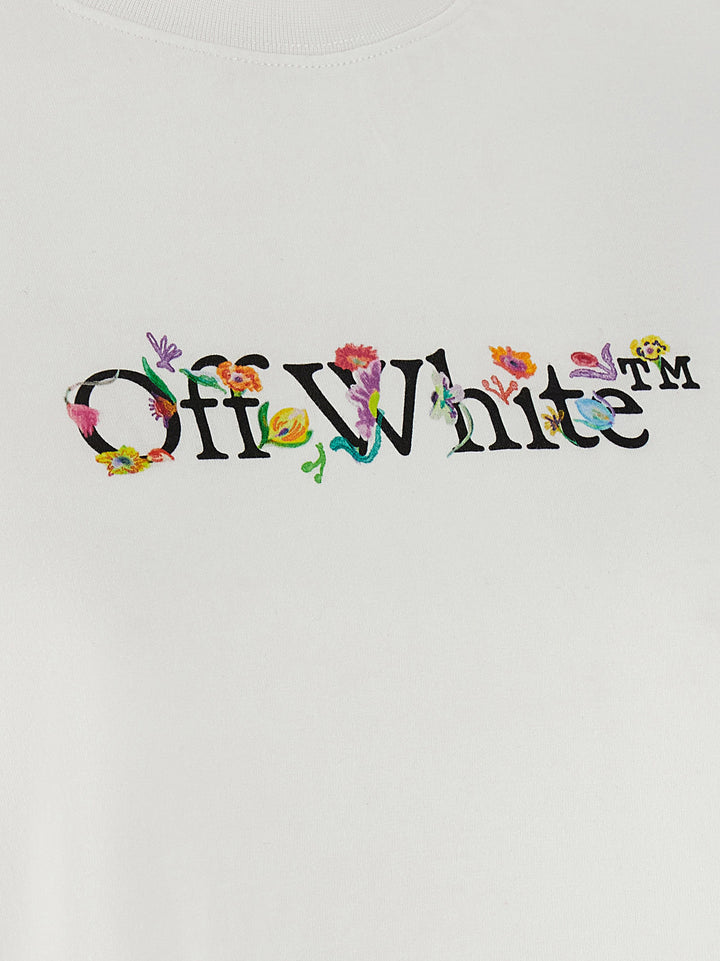 Off-White hvit T-skjorte i bomull