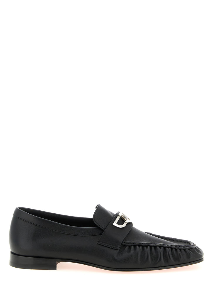 Christian Louboutin Sorte Kalveskinn Loafers