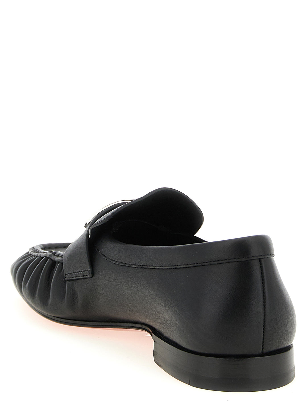 Christian Louboutin Sorte Kalveskinn Loafers