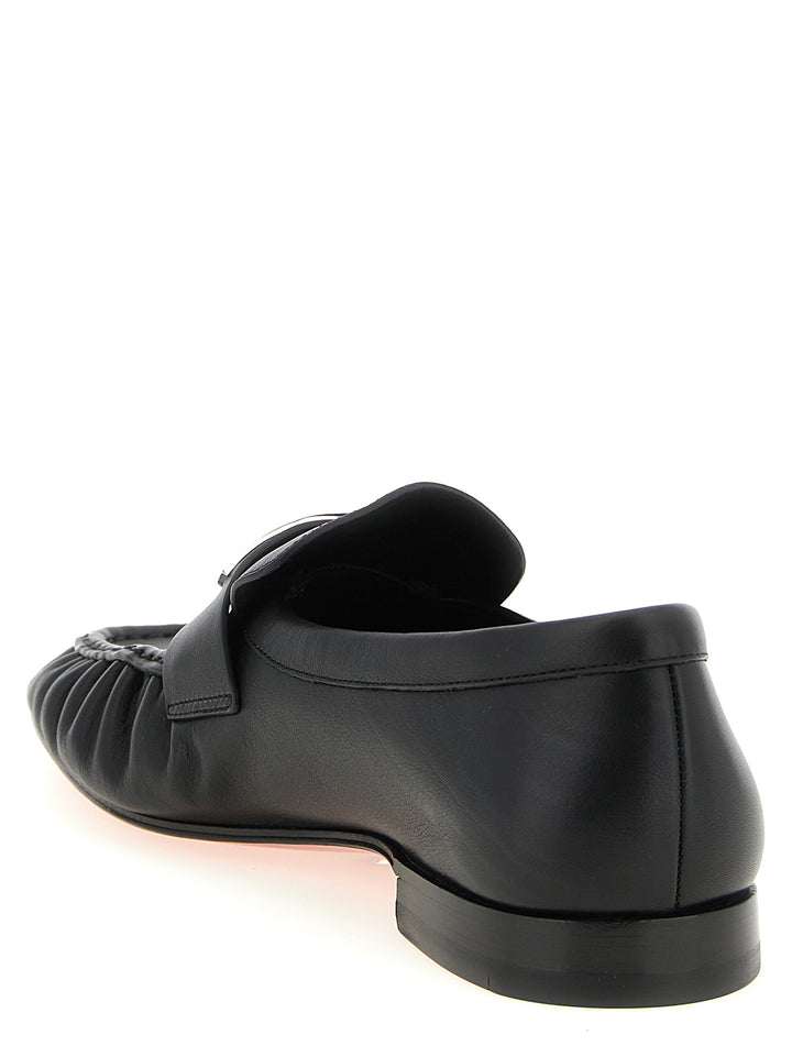 Christian Louboutin Sorte Kalveskinn Loafers