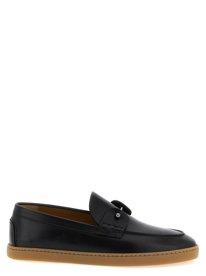 Christian Louboutin Sorte Kalveskinn Loafers