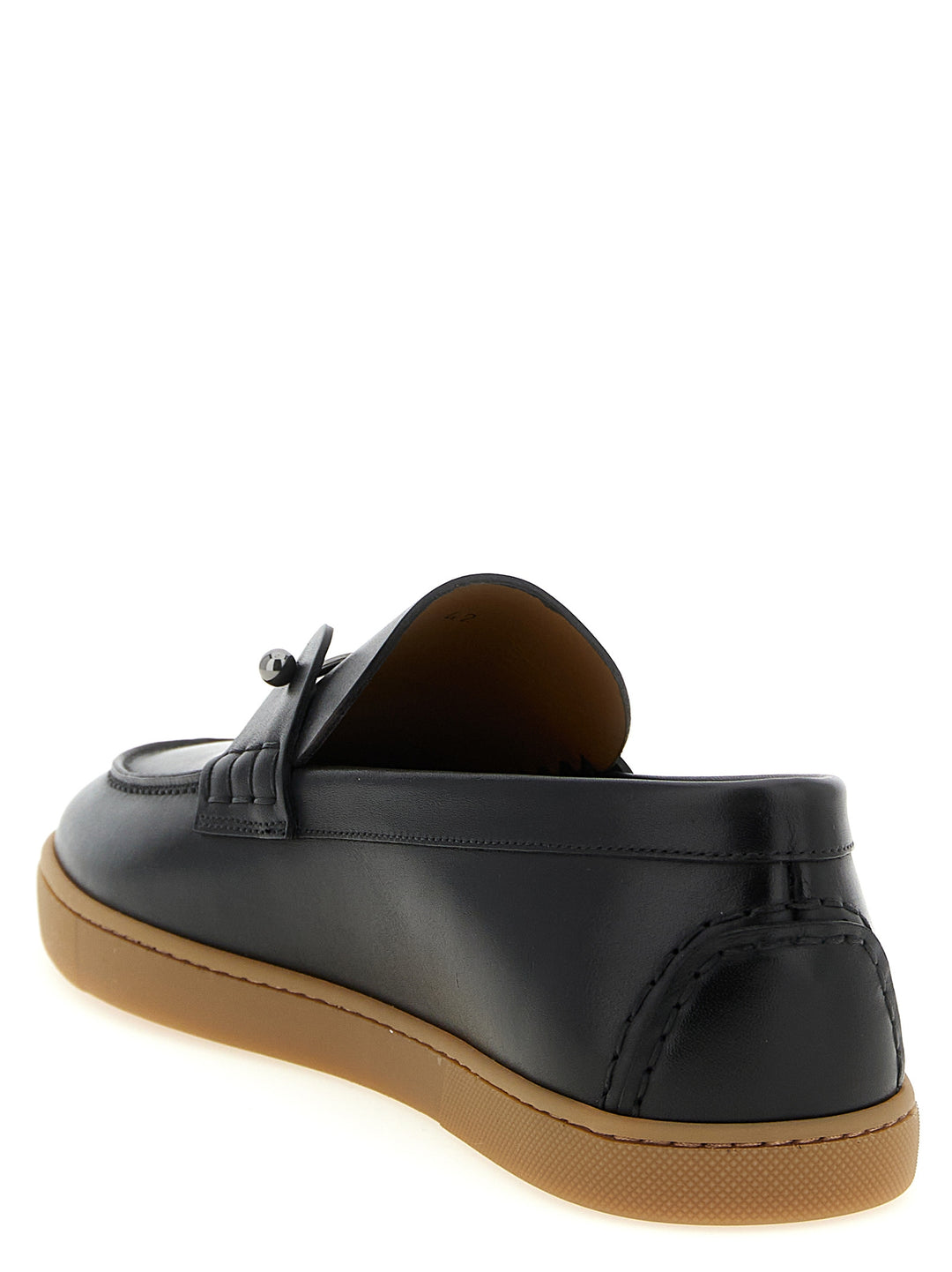 Christian Louboutin Sorte Kalveskinn Loafers