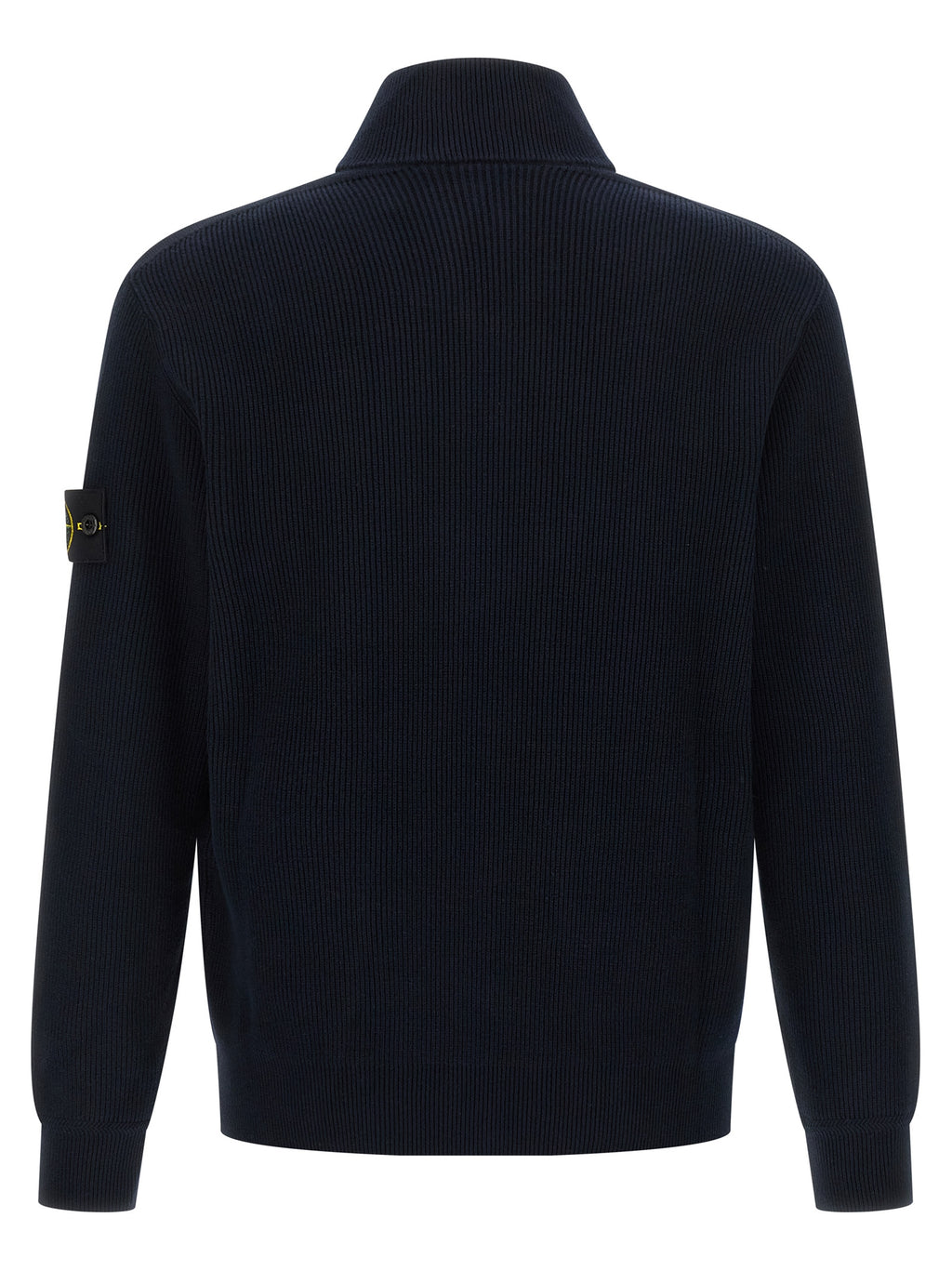 Stone Island Blue Cotton Cardigan