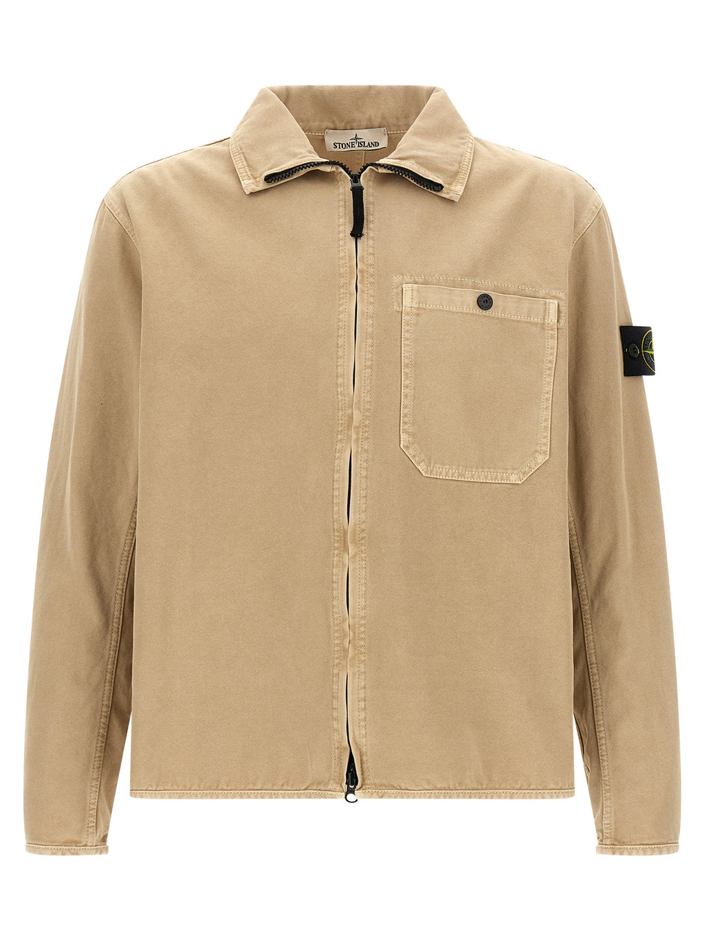 Stone Island Beige Cotton Blouse