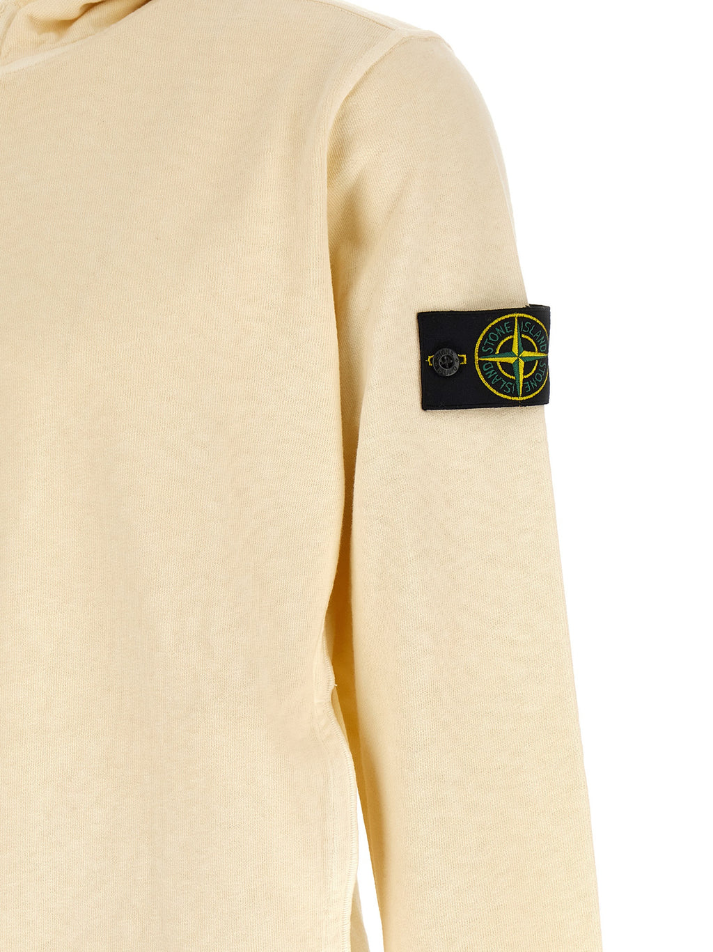 Stone Island Beige Cotton Sweatshirt