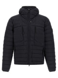 Stone Island Blue Polyamide Full-Length Jacket