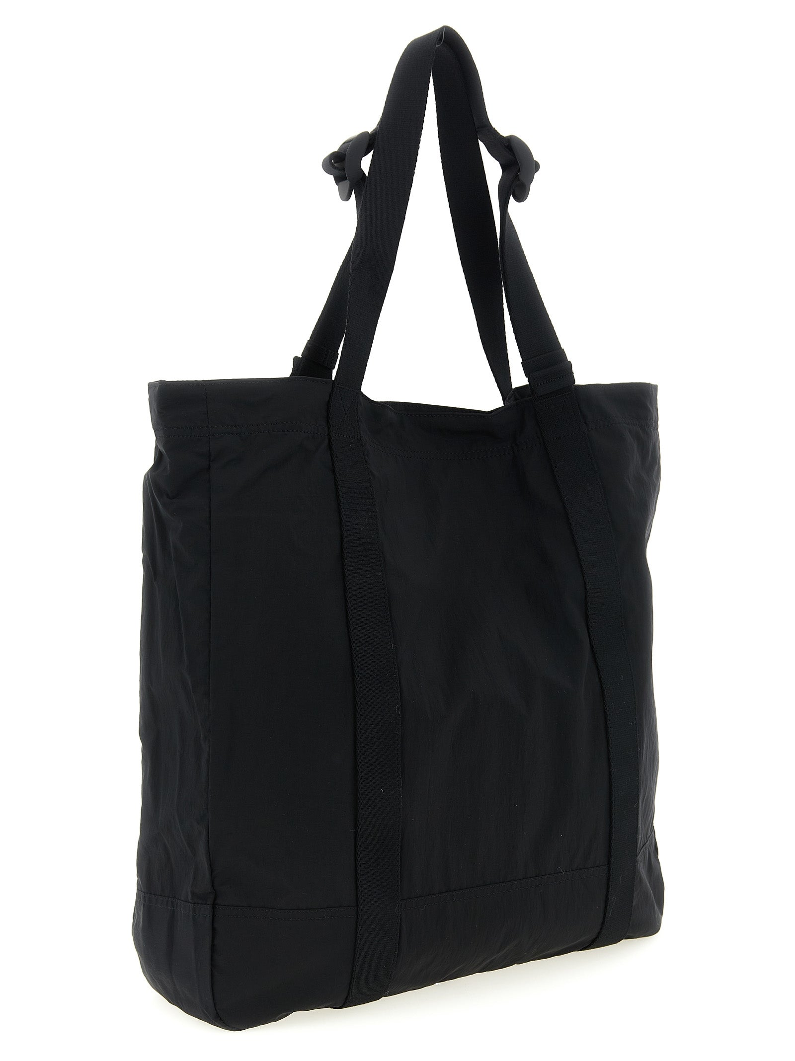 Black Polyamide Tote Bag
