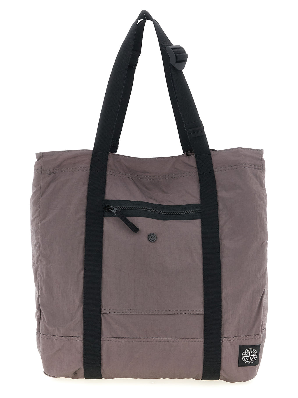 Stone Island Purple Polyamide Tote Bag