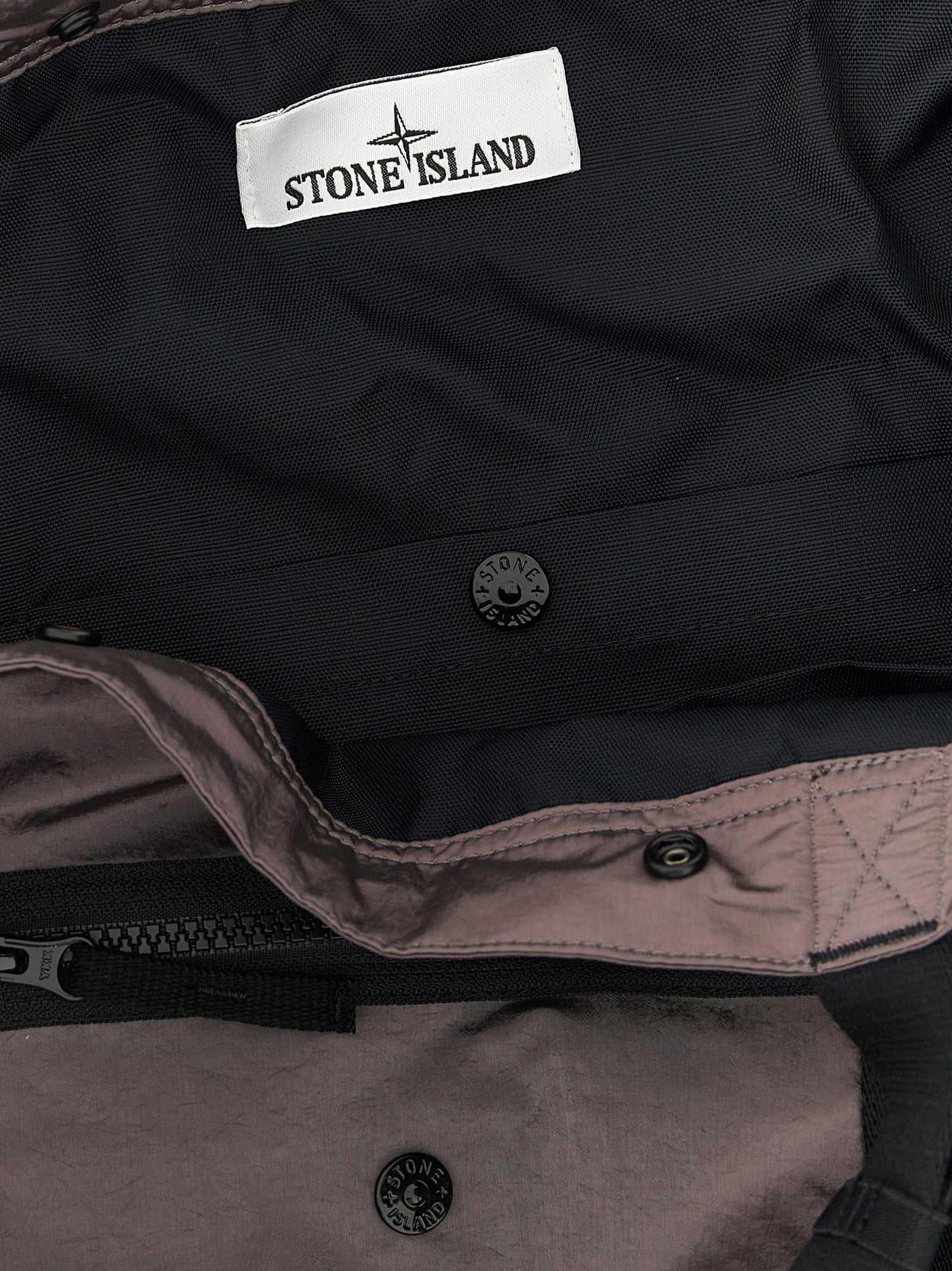 Stone Island Purple Polyamide Tote Bag