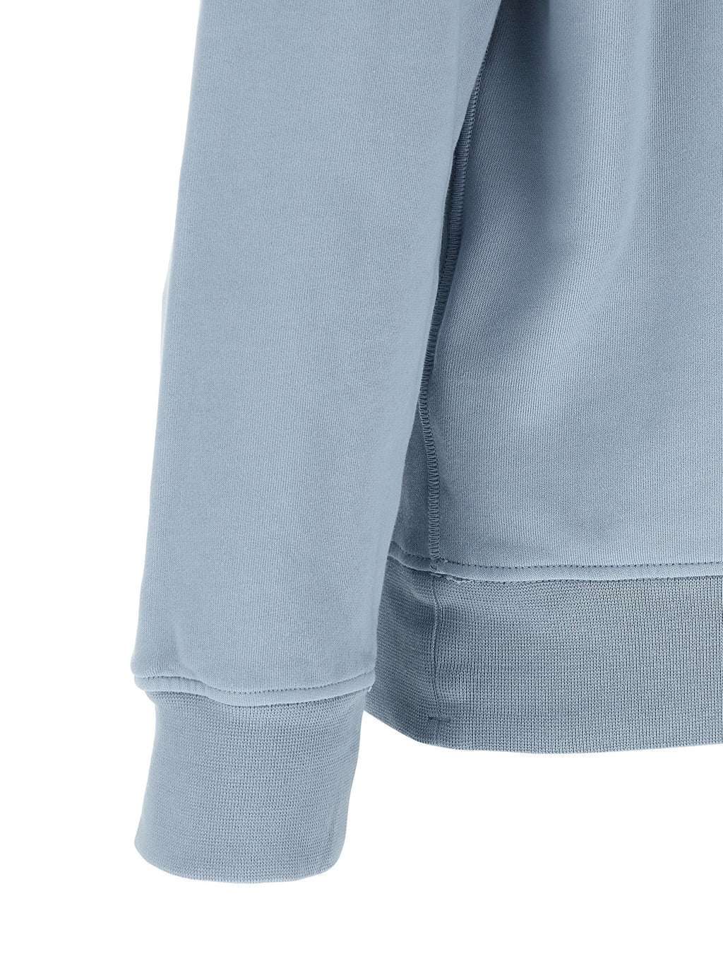 Stone Island Blue Cotton Sweatshirt