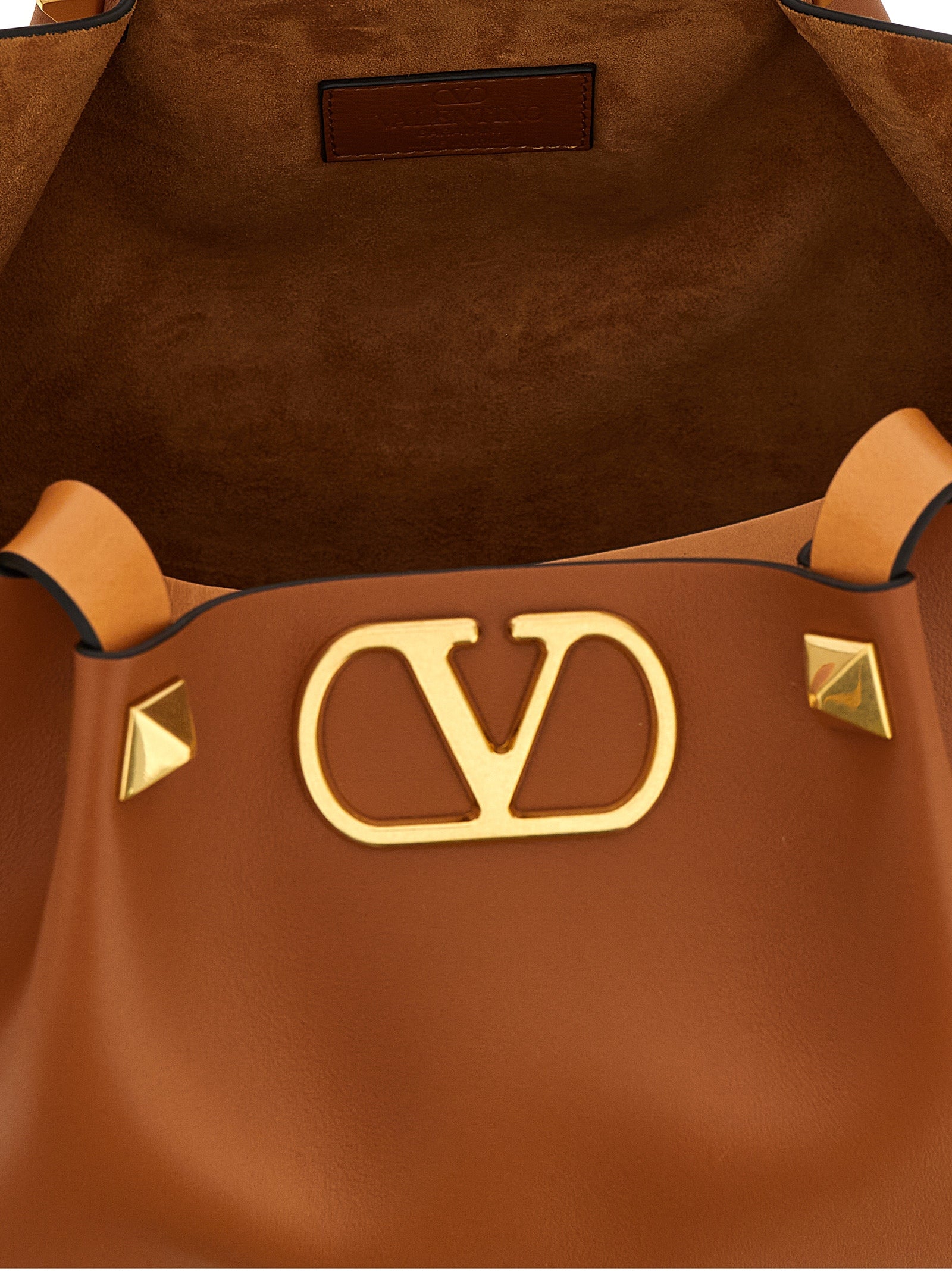 Brown Calfskin Tote Bag