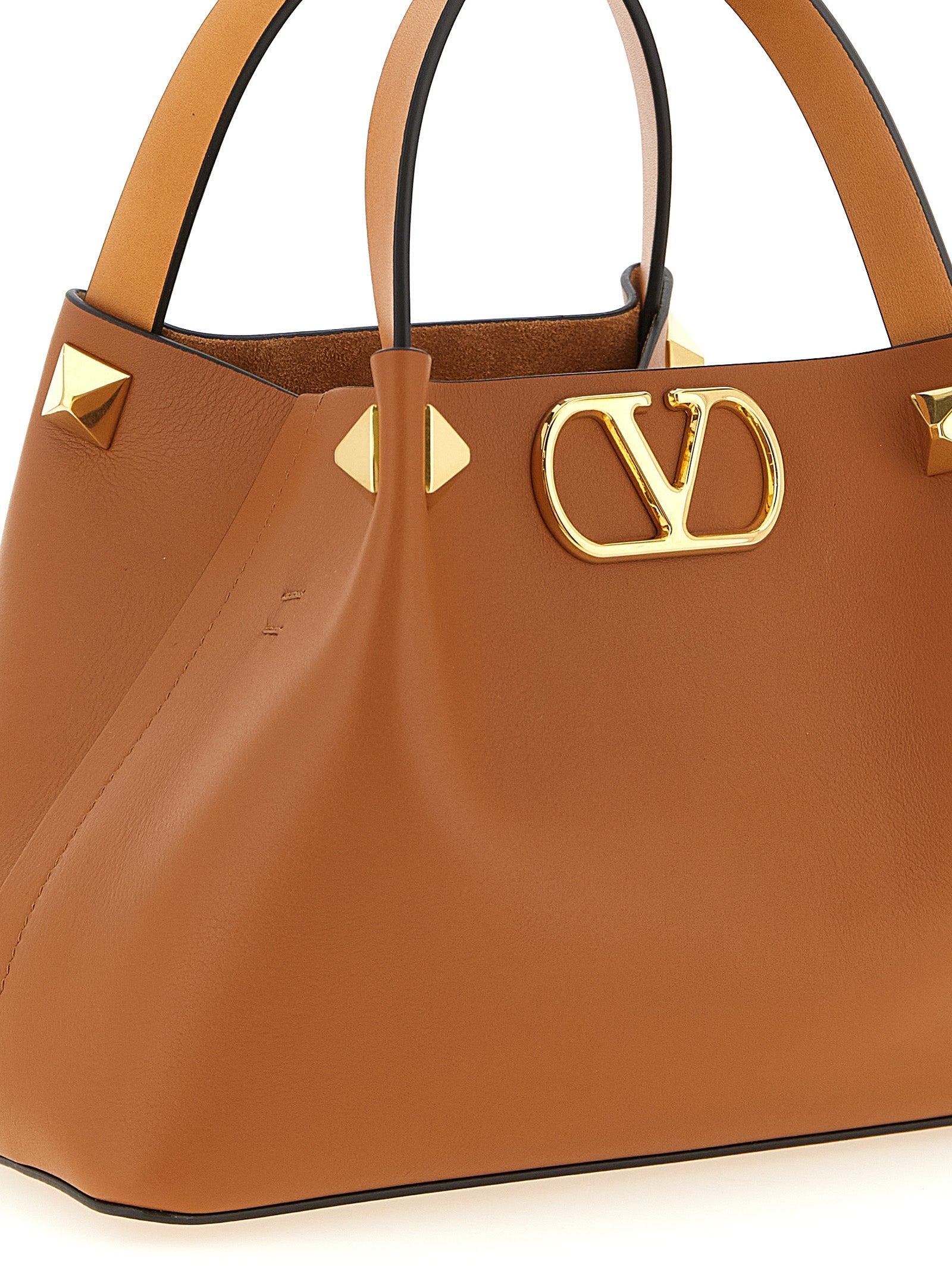 Brown Calfskin Tote Bag