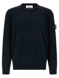 Stone Island Blue Cotton Cardigan