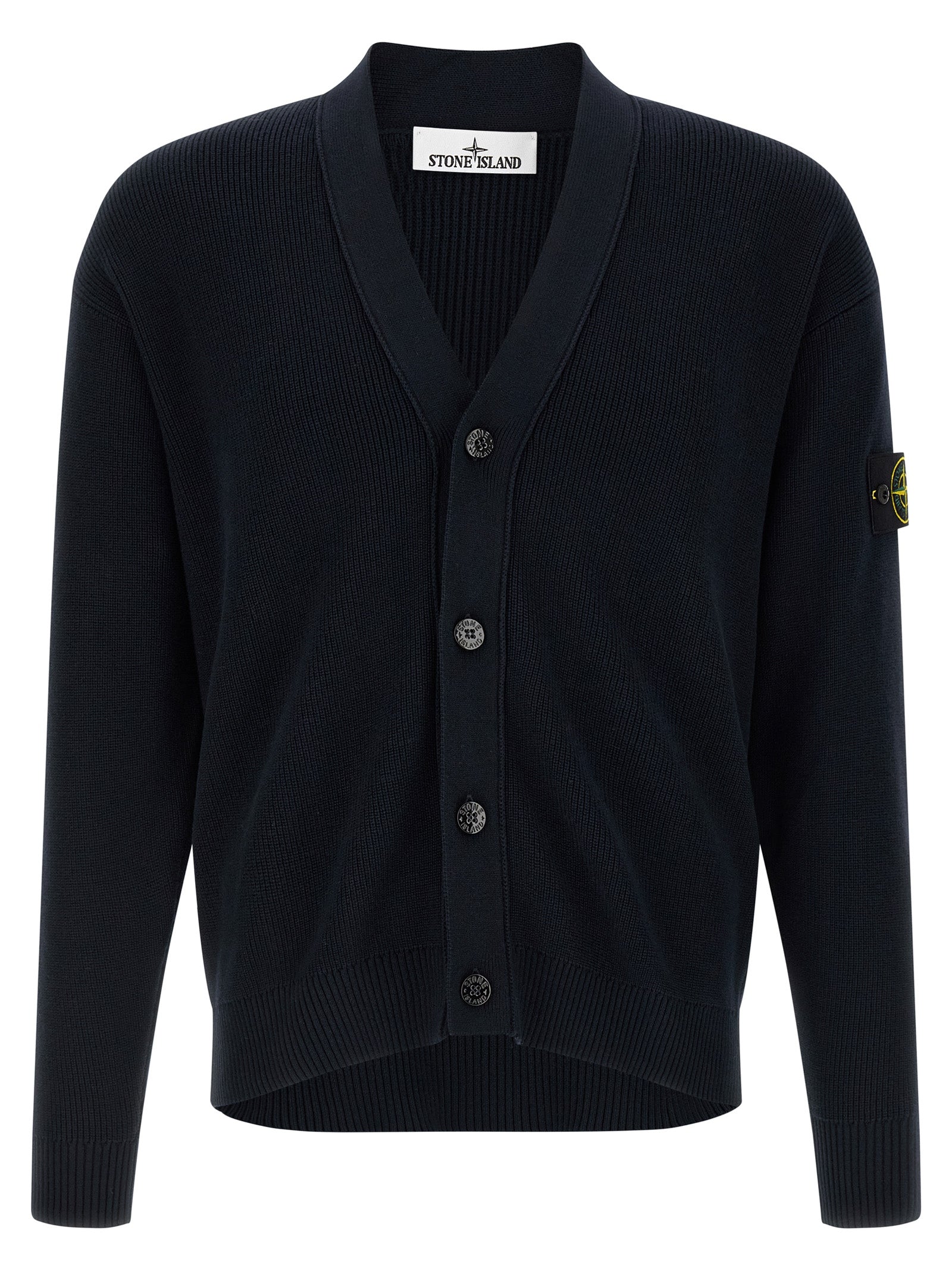Blue Cotton Cardigan
